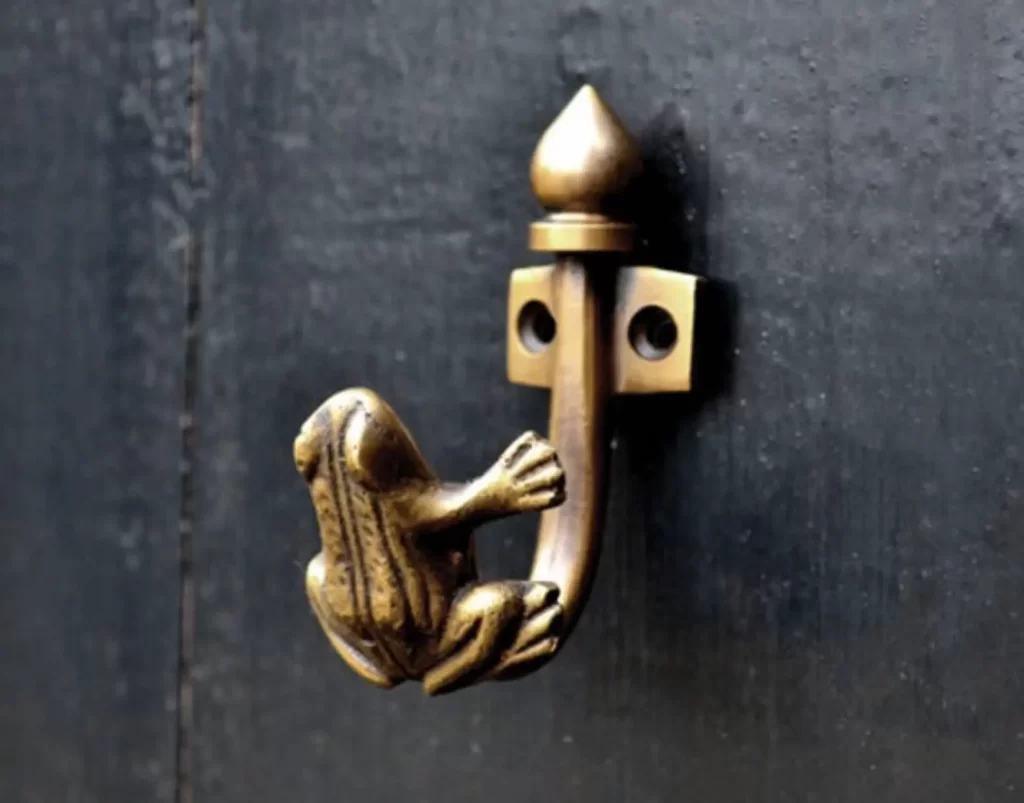 Frog coat hook item on Etsy that could be perfect for a Practical Magic-themed home