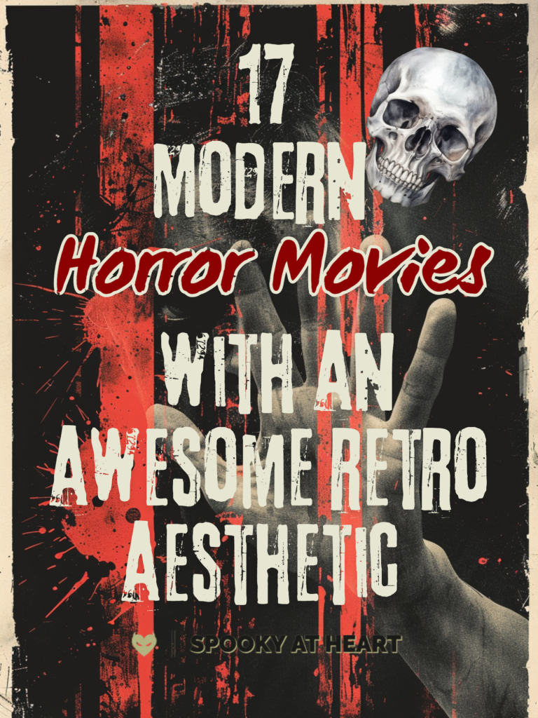 Pinnable Pinterest image for Modern Movies with Retro Twist movie list. Save the image - save the list!